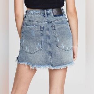 OneTeaSpoon Mini Highwaist Denim Skirt Size 28
